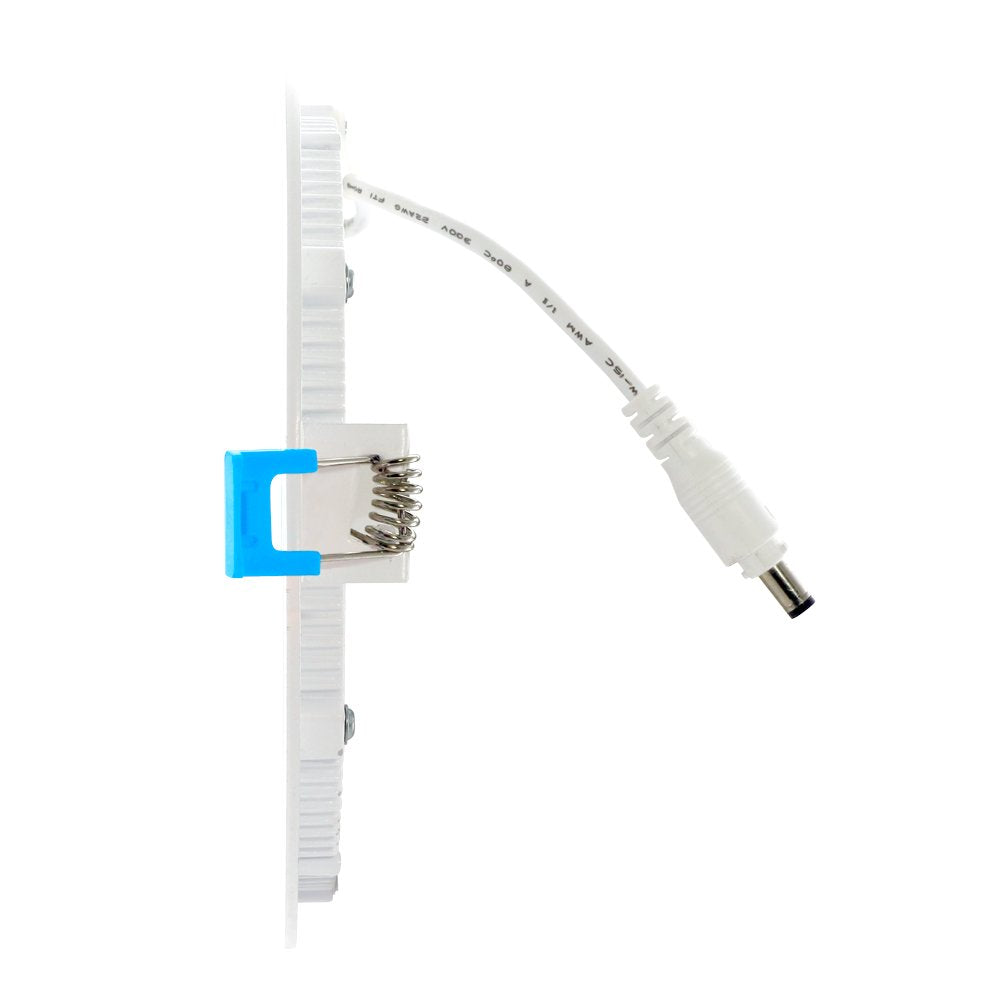 Euri Lighting Dlc6S-2040E Ultra-Slim Dimmable 6" Circlular Downlight, 12W (100W Equal), 900Lm, 4000K (Bright White), Ic Rated, No Housing Required, E-Star & Etl Listed