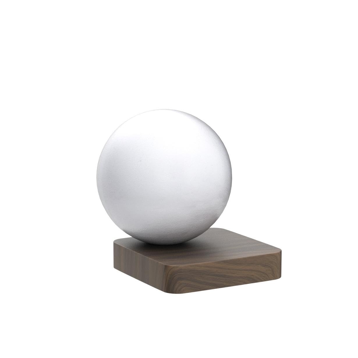 RUIXINDA Levitating Moon Lamp - Magnetic Floating Night Light, 3 Color Modes, Unique Home Decor, Model WB01-Q12, White