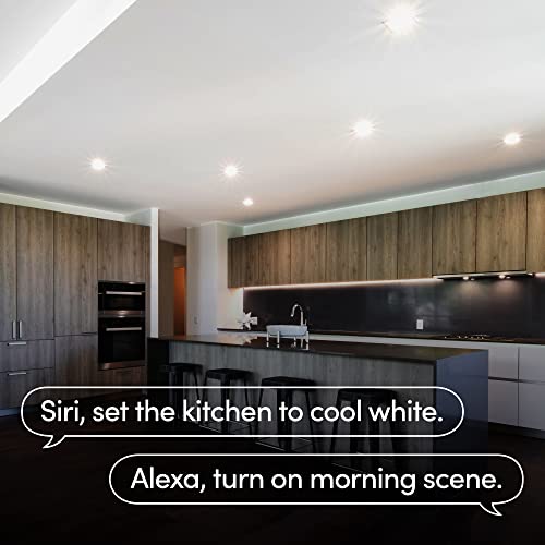 LIFX Color Downlight E26 Retrofit, 800 Lumen, 5-6", Aluminum, White, Model LXDL6CUS
