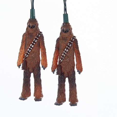 Kurt Adler SW9164 Star Wars Chewbacca Light - Set of 10