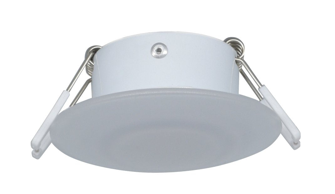 Facon 3 Inch 12V LED RV Puck Light, DLFST3-008/RVR3H-MH34, 3400K Full Aluminum Recessed Mount Down Light, 12Volts Interior Light