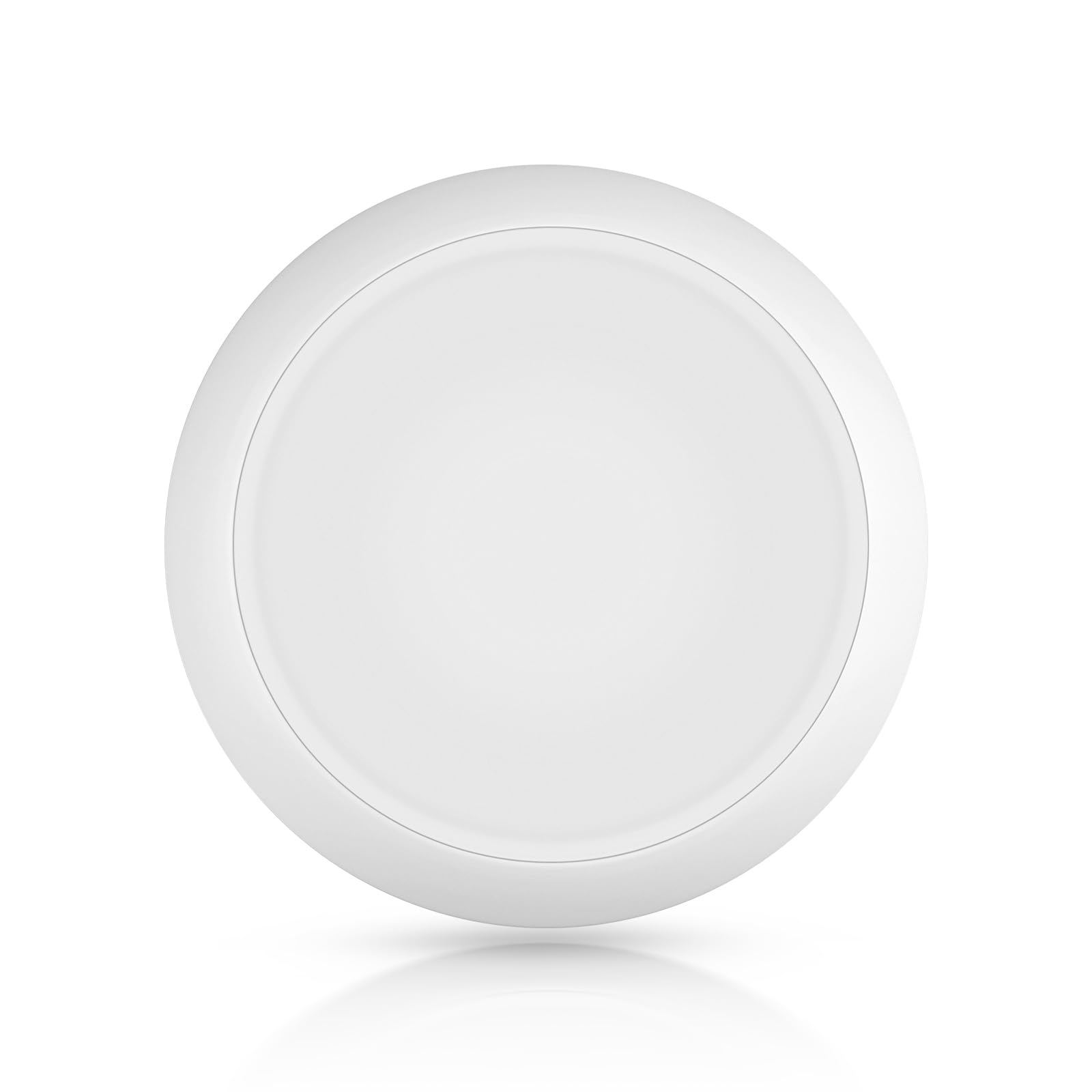 ECOELER 8 inch LED Dimmable Disk Light, 30W, 2000 Lm, 3000K Warm White, Surface Mount LED Ceiling Light, Wet Rated, Aluminum Baf
