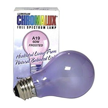 Chromalux 75W Standard Clear Light Bulb - Neodymium Material