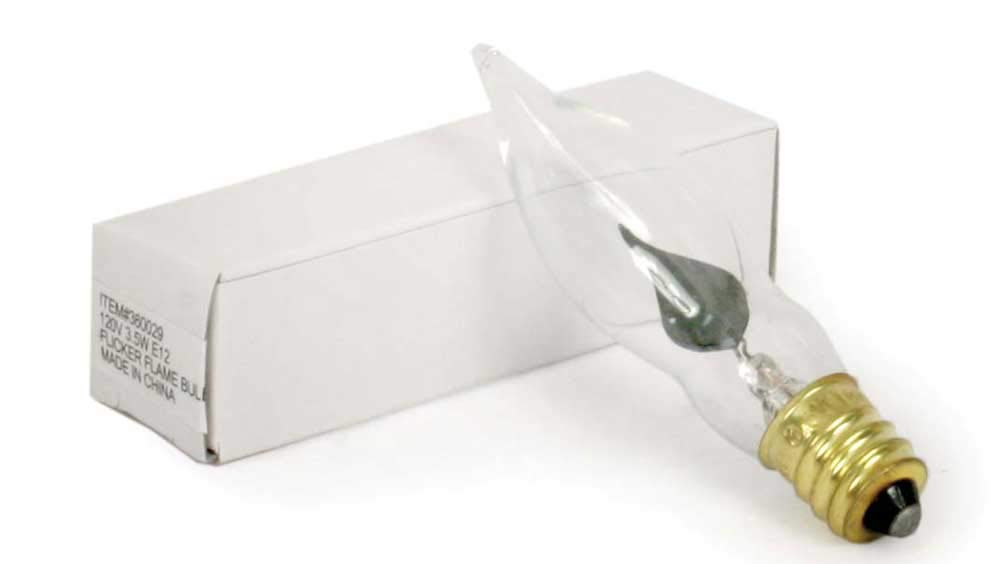 CTW Home Collection 3 Watt Clear Flicker Bulbs, Box of 25 Bulbs