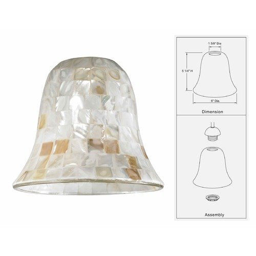 Design Classics Bathroom Light - Mosaic Glass, Alloy Steel, Chrome Finish