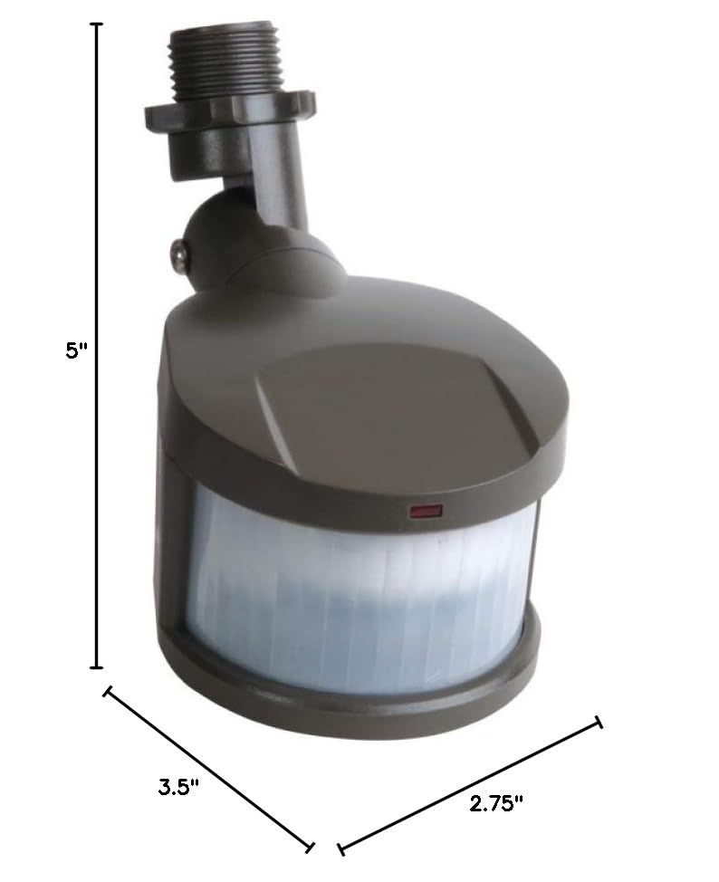 Halo Ms180 180 Degree Replacement Motion Security Floodlight Sensor, Bronze