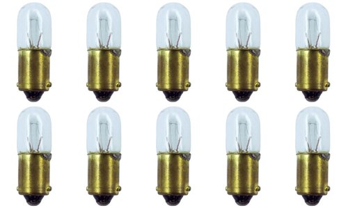 CEC Industries #1822 Bulbs, 36V, 3.6W, BA9s Base, T-3.25 Shape, Box of 10