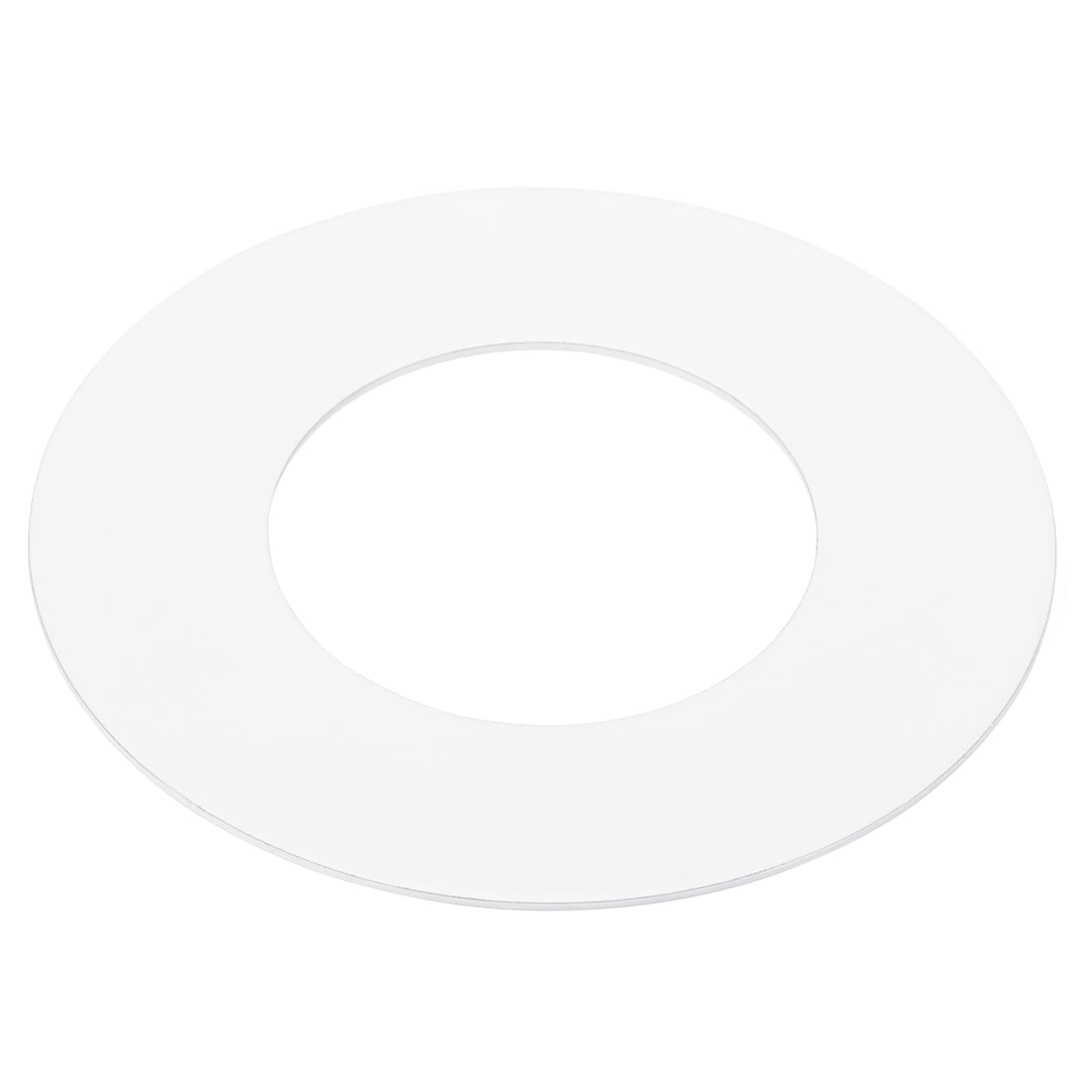 Patikil 1.38 Id 2.6 Od Light Trim Ring  White Goof Ring Matte Circular Light Cover Lighting Fixture For Ceiling Wall Recessed Can Downlights