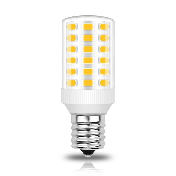 BROLSKUN Refrigerator Light Bulb Replacement KEI D28M KEL 2815 KEI D28X KEL 2816X 5304522314 4 Watt T8 E17 Led Freezer Light Bul