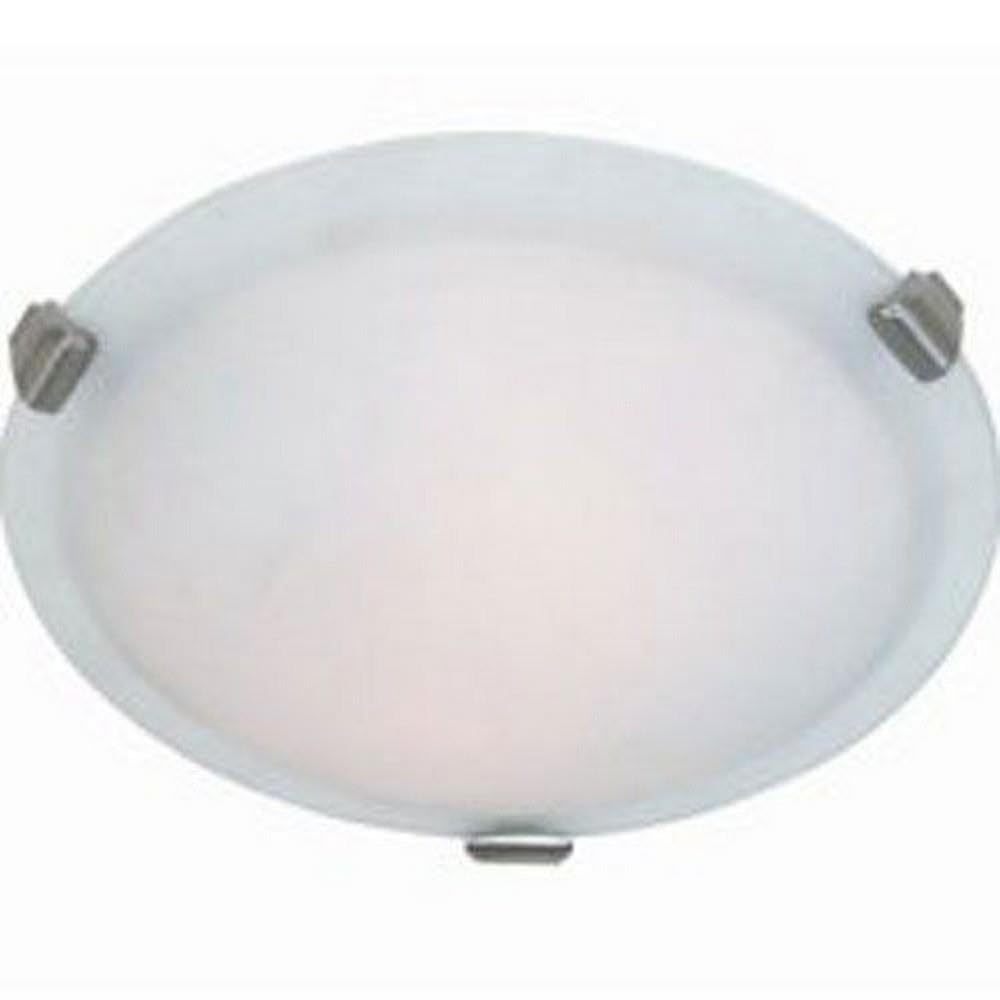 Artcraft Lighting Clip Flush Medium Round Flush Mount Light, Chrome