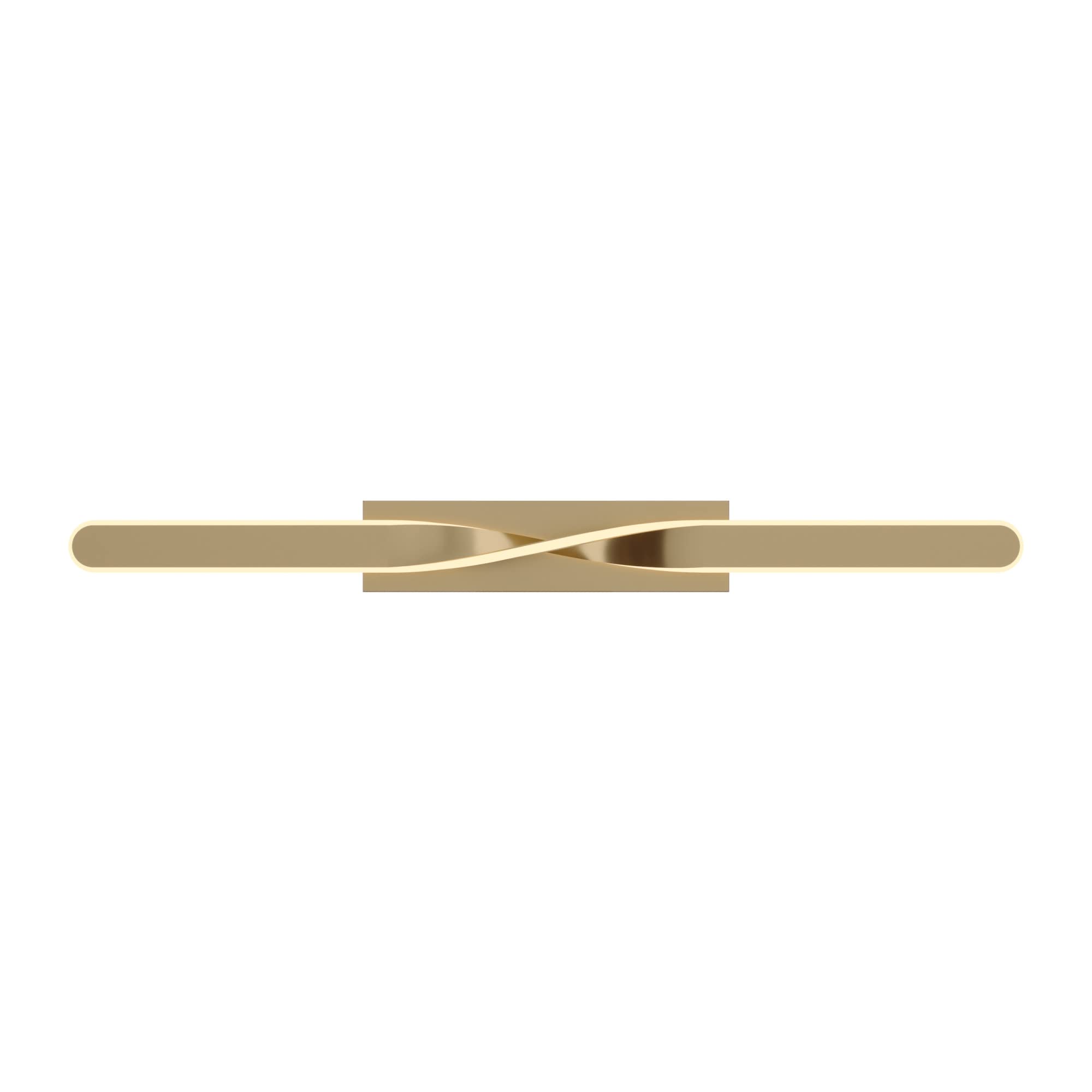 AFX Lighting Twist 36 LED Vanity - Satin Brass