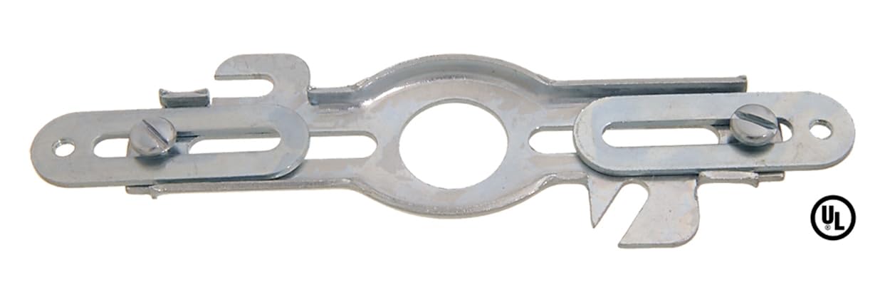 B&P Lamp E-Z Adjustable Crossbar, Steel, 1 Pack, Silver, Model 22887
