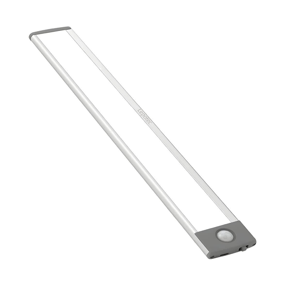 LEPOTEC Under Cabinet Light, 54 LED, Rechargeable, Wireless, Motion Sensor, Silver-White Light, Ultra Thin, 1 Pack