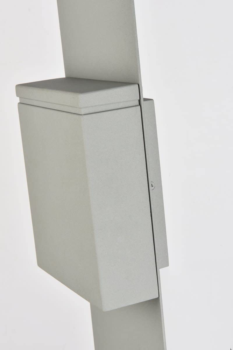 Elegant Lighting Living District Raine 1-Light 6'' Modern Aluminum LED Wall Sconce in Black
