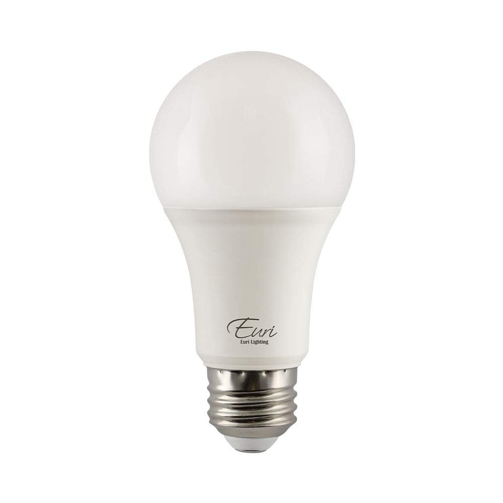 Euri Lighting EA19-15W2020e, LED A19 15W (100W Equivalent), 1600lm, Dimmable, 2700K (Warm White) E26 Base, Fully Enclosed Rated,