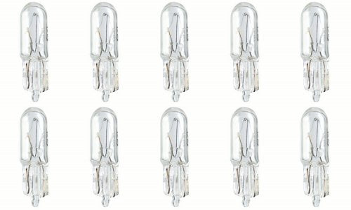 CEC Industries #2741 Bulbs, 24 V, 1.2 W, W2x4.6d Base, T-1.5 Shape (Box of 10)
