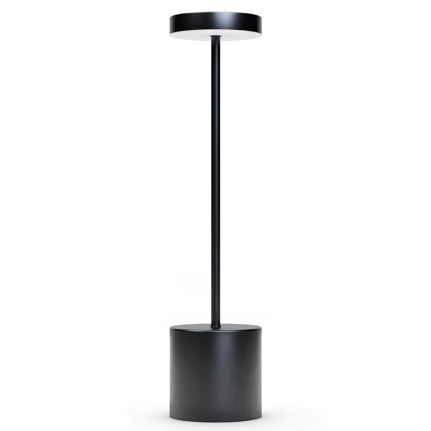 P-Maggia Cordless Table Lamp, 3 Color Stepless Dimming, 5000mAh Rechargeable Battery Operated Lamp,Outdoor Cordless Lamp, for Di