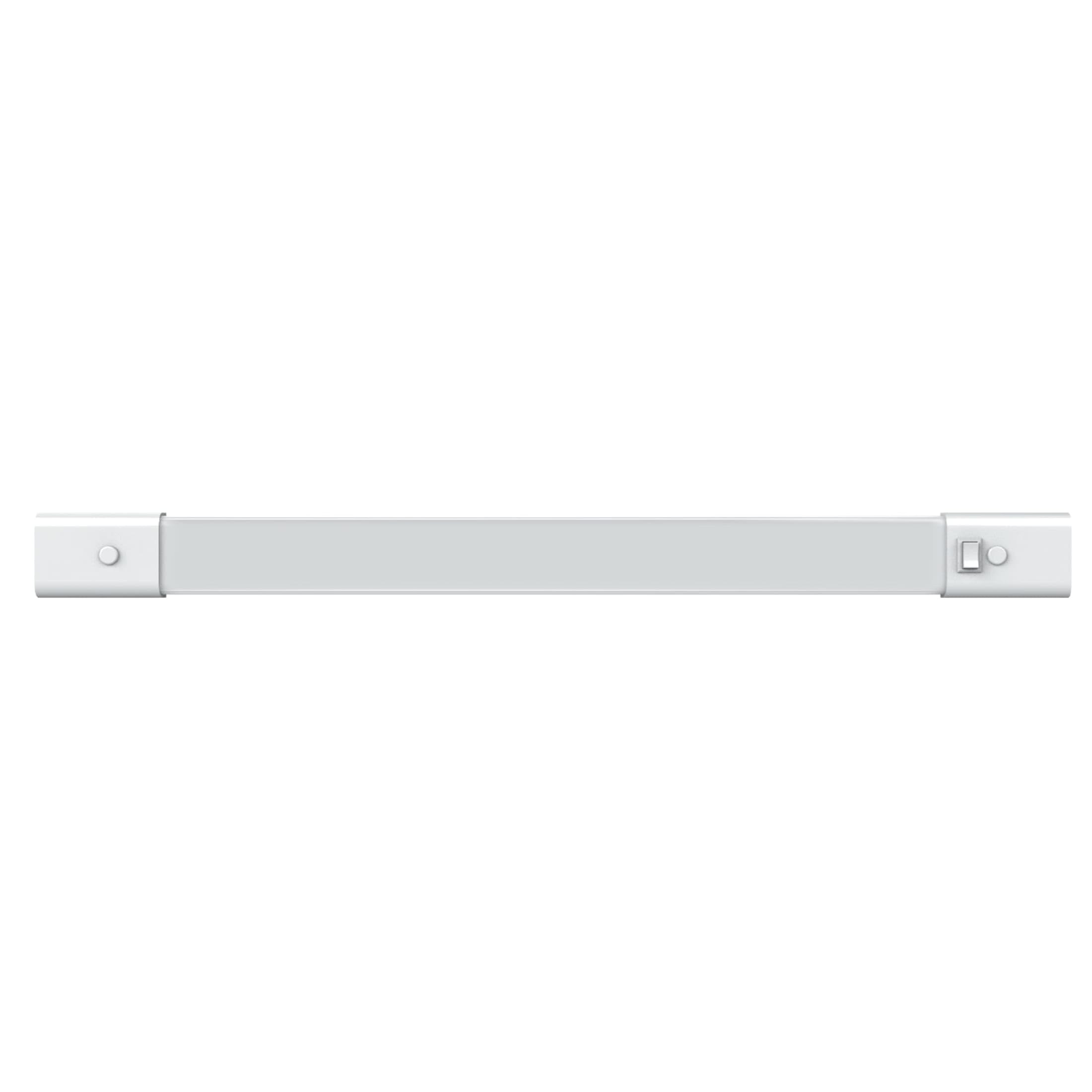 GE LED Undercabinet Light Fixture, Linkable, Daylight, 18in, Model 93129101, Plastic