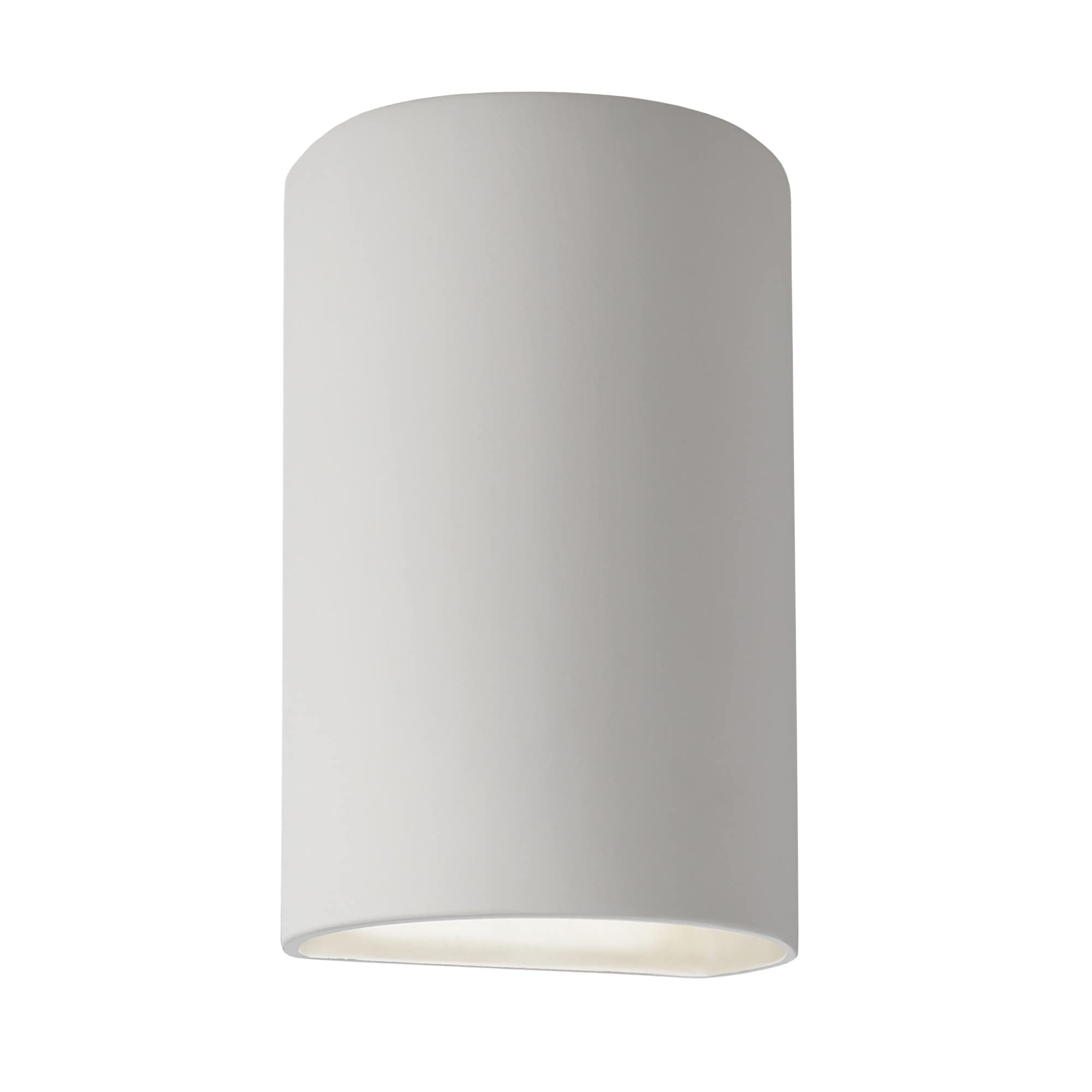 Justice Design Group Lighting CER-5945-BIS Wall Sconce with Ceramic Bisque Shades, White