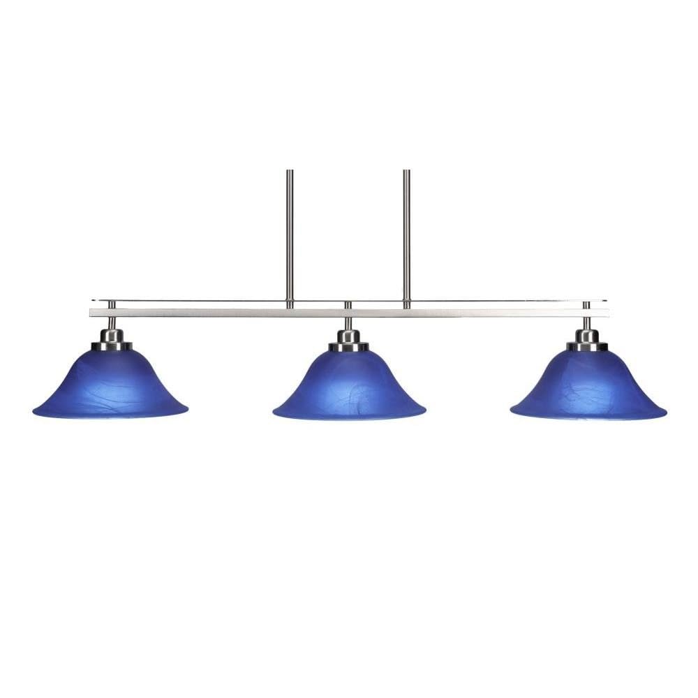 Odyssey 3 Light Island in Brushed Nickel (2636-BN-435)