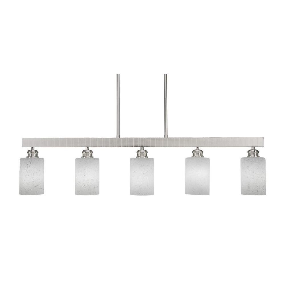 Edge 5 Light Island In Brushed Nickel (1185-Bn-310)