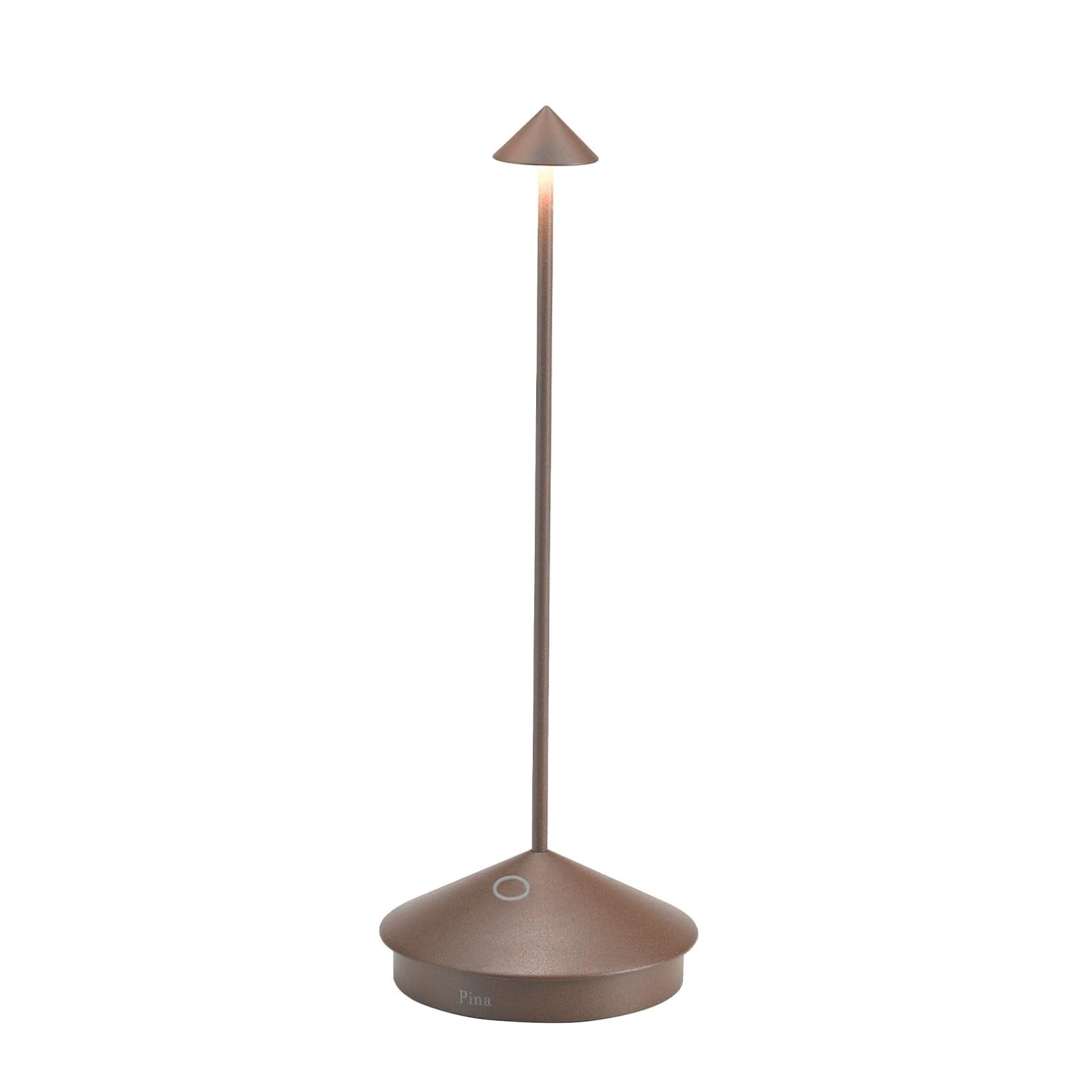 Zafferano, Pina Pro Lamp, Rechargeable Cordless Table Lamp with Touch Controls, Suitable for Indoor and Outdoor, Dimmer, 2200-30