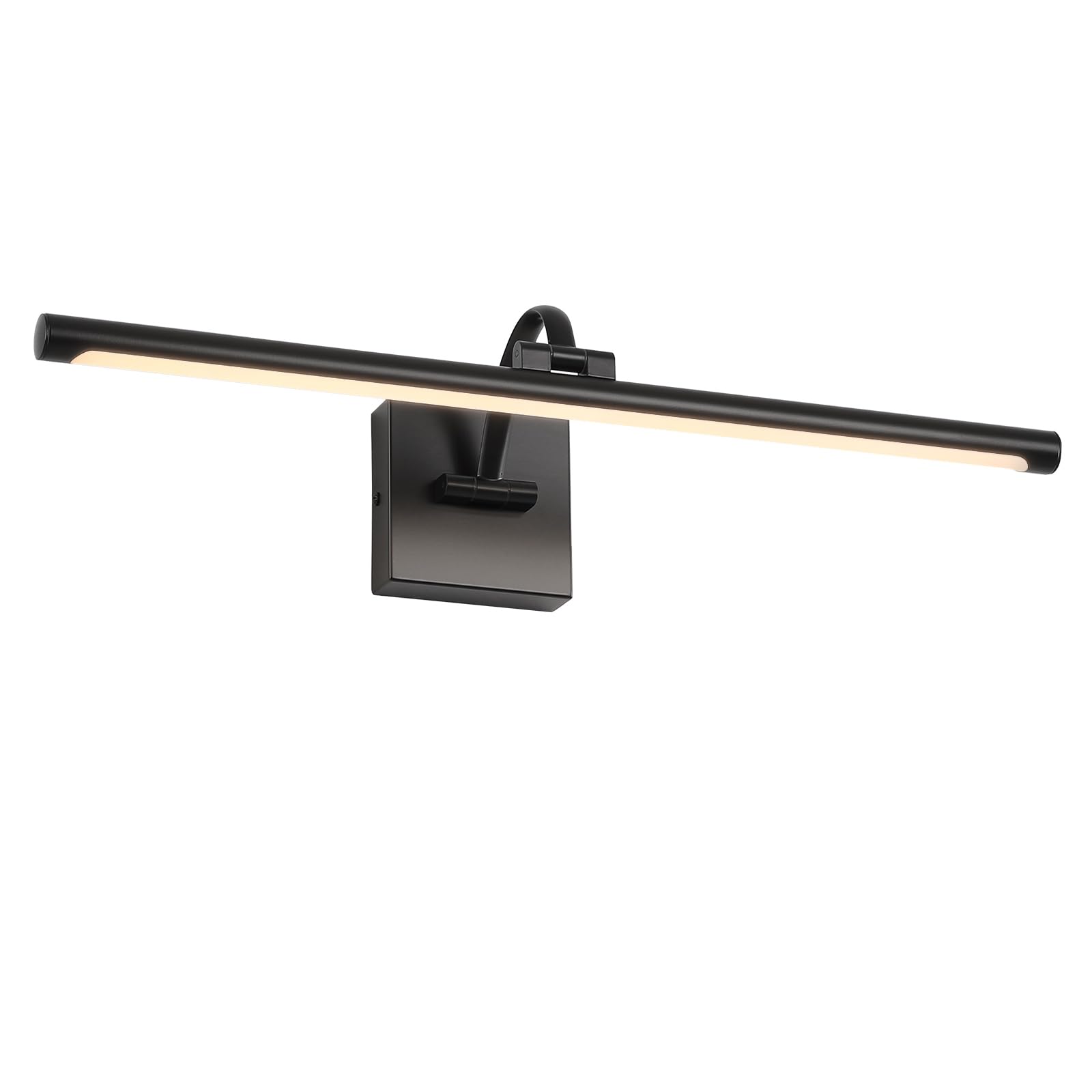 Desoop Black Picture Lights For Wall Hardwired Led Picture Lighting Dimmable Gallery Light Art Light For Wall Portrait Artwork 23.62 Inch 14W Warm White