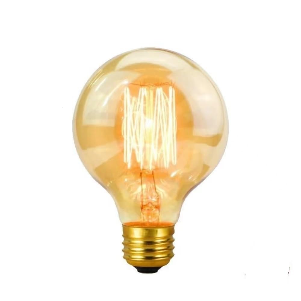 Bulb E27 220V 40W A19 A60 T10 T45 T185 ST64 G80 G95 Filament Incandescent Bulb (Color: T10 Filament)(G80 Filament)