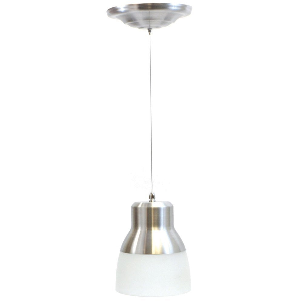 Its Exciting Lighting Glass Pendant Light - Silver Chrome, Original Nickel, Model IEL-5778