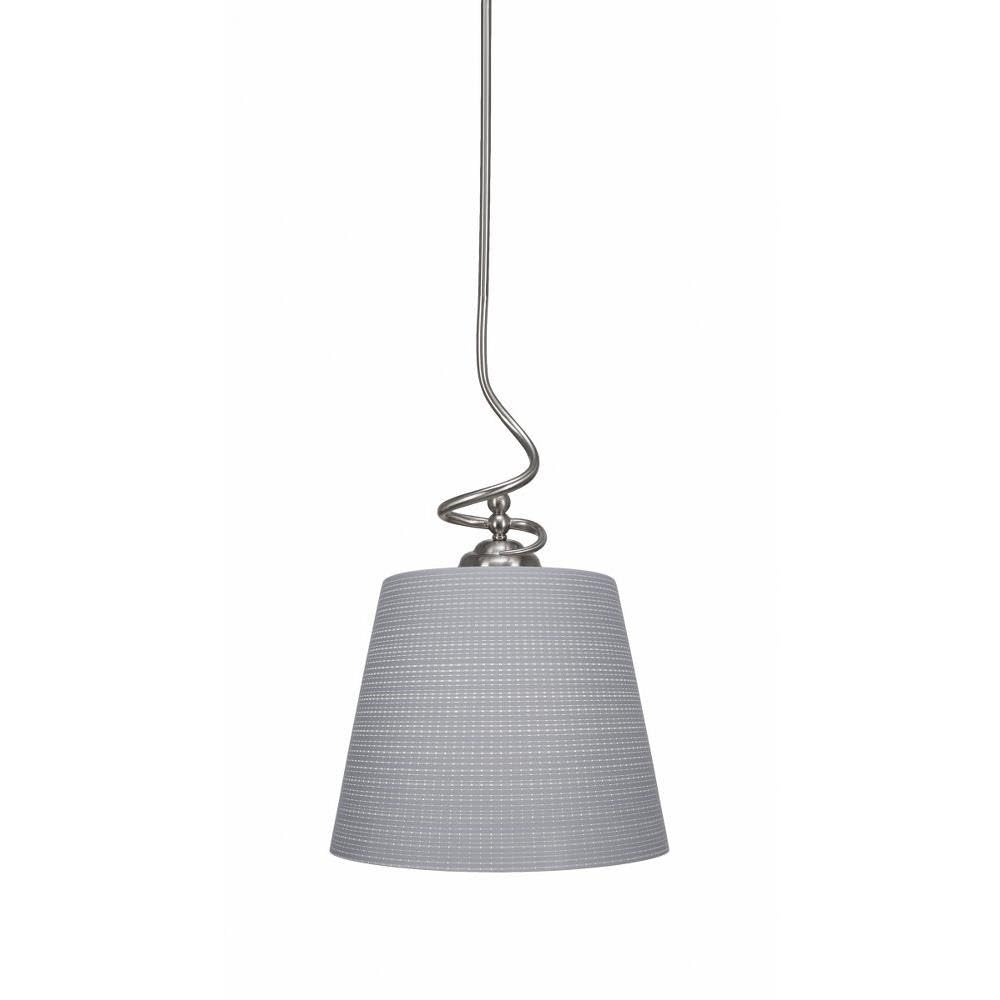 Toltec Lighting Capri 1 Light Pendant in Brushed Nickel (900-BN-4082)