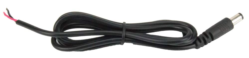 American Lighting DC-HW Extension Cord, 12in Length, DC Jack, Black, Copper Material