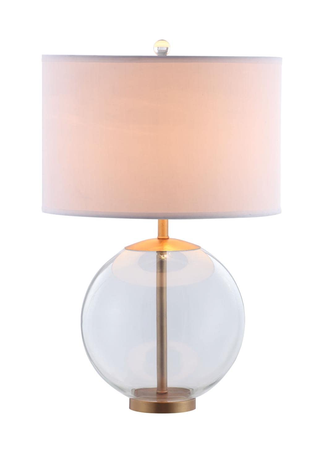 Coaster Home Furnishings 26.5&quot; White Glass Table Lamp - Elegant Home Lighting