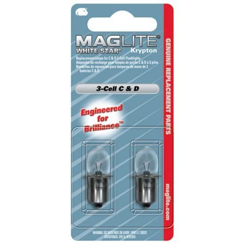 MagLite LWSA301 Replacement Lamp for 3-C Cell/D-Cell Flashlights - One Size, One Color