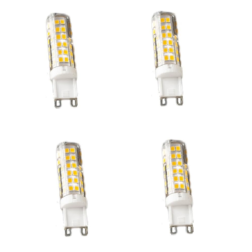 DLEDMOP Led Lamp G9 LED Bulbs 9W AC100-240V 5W Cold White 6000K Non-Dimmable 4 Units,Cold White,9W