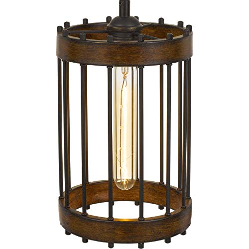 Cal Cantania 60W Metal Pendant Fixture, Model FX-3700-1, Edison Bulbs Not Included, Metal Finish