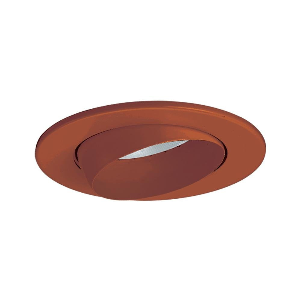 Jesco Lighting Tm5513Abab 5-Inch Aperture Line Voltage Trim Recessed Light, Adjustable Eyeball, All Antique Bronze Finish