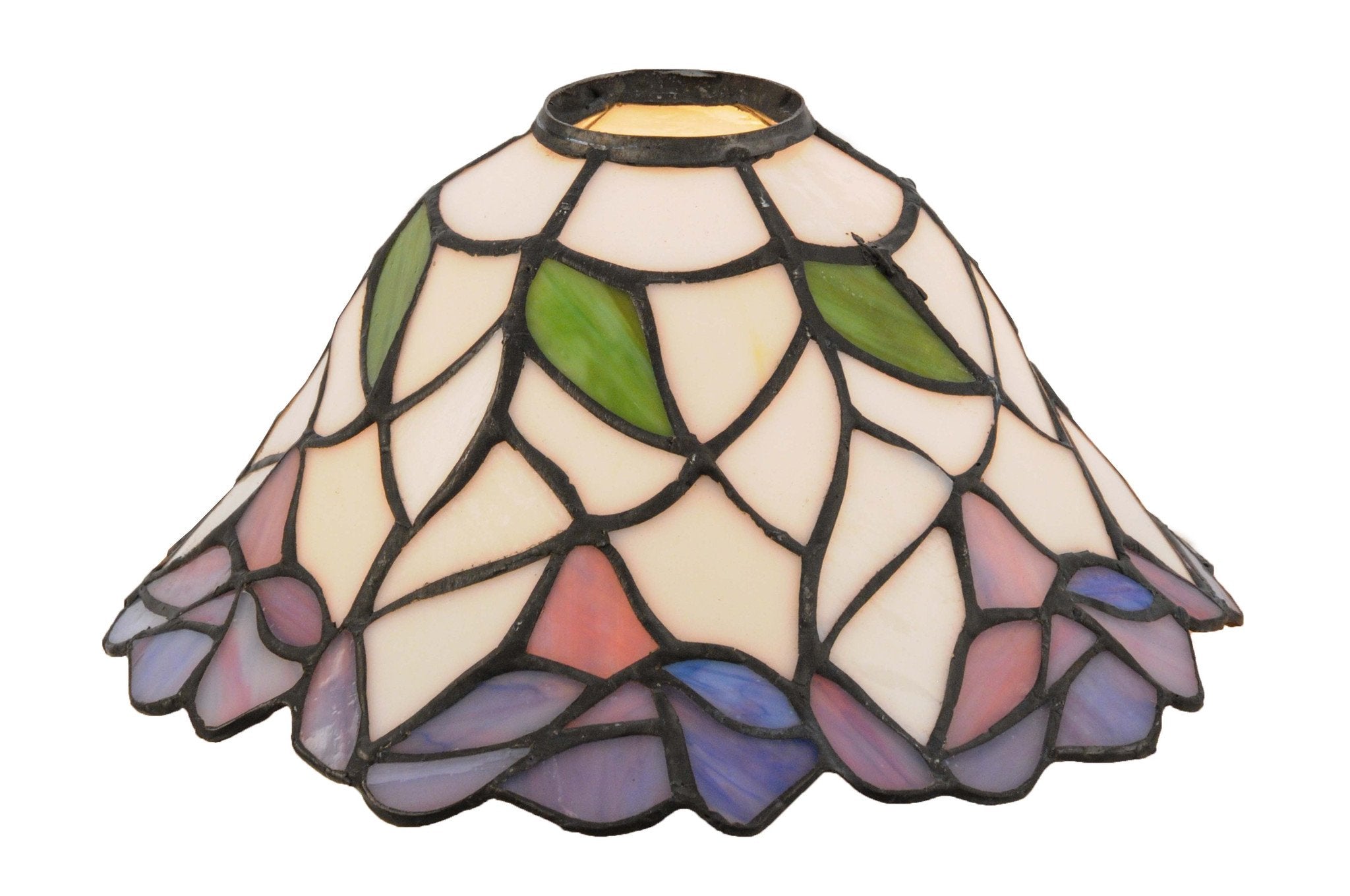 Meyda Tiffany Daffodil Bell Shade, 9in Width, Glass, Multicolor, Model 12253