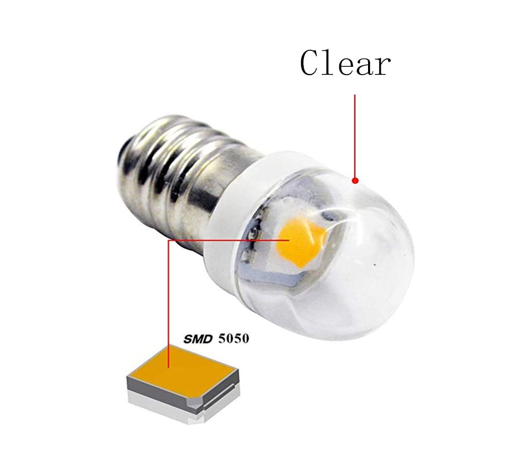 5X E10 Led Bulb 3V 0.6W 5050 1Smd Warm White 3000K Replacement Bulb Upgrade For Headlamps Flashlights Torch Light Bulbs New Diy