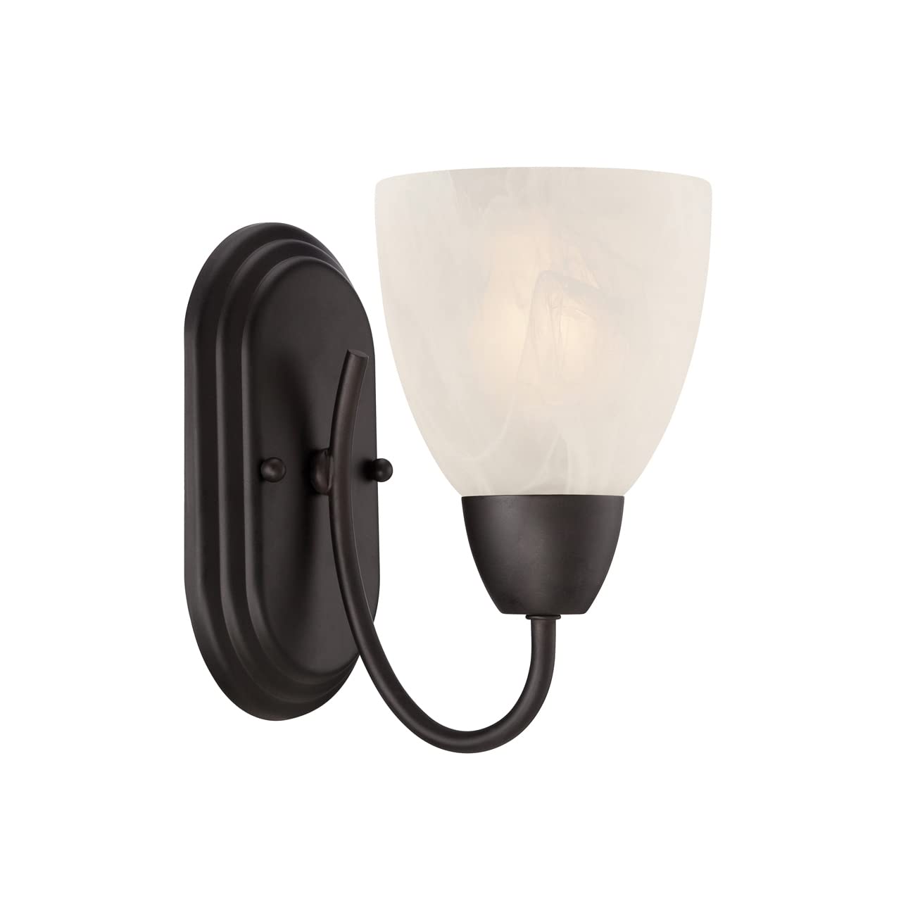 Designers Fountain Torino Wall Sconce 1-Light Alloy Steel Oil Rubbed Bronze Model 15005-1B-34