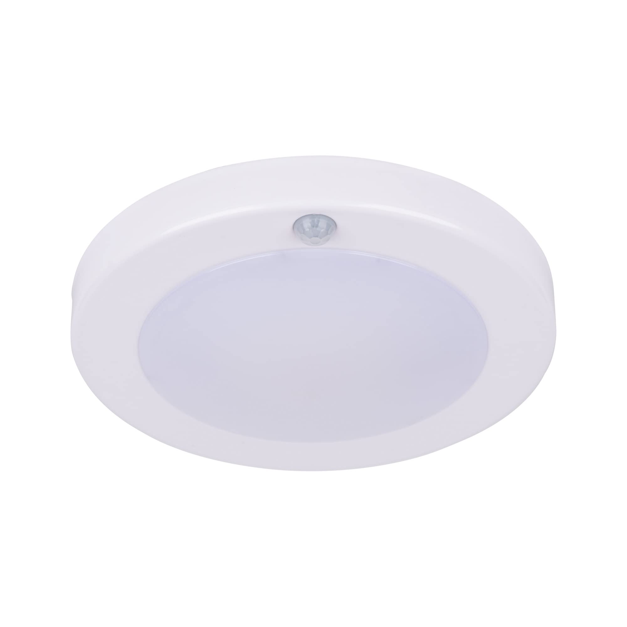 LIT-PaTH LED Flush Mount Ceiling Light, Closet Lighting Fixture with Motion Sensor, 10.5W, 700 Lumen, 6.2 Inch, Anti-Rust Galvan