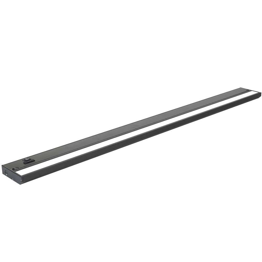 LED Under Cabinet Lighting Hardwired - 3CCT 40 Inch Black Finish - Undercabinet Lights for Kitchen - Linkable Undercounter Dimma