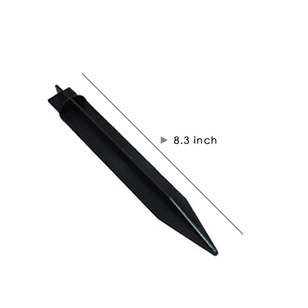 Bebrant Extension And Joint Kits 4-Pack For Solar Flame Torches, 12'' Extension Makes Solar Torches Taller