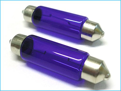 Carall Car Halogen Bulbs T11 C10W 41Mm Sv8.5 12V 10W Super White - Xenon Effect, Low/High Beam, Fog Light Replacement