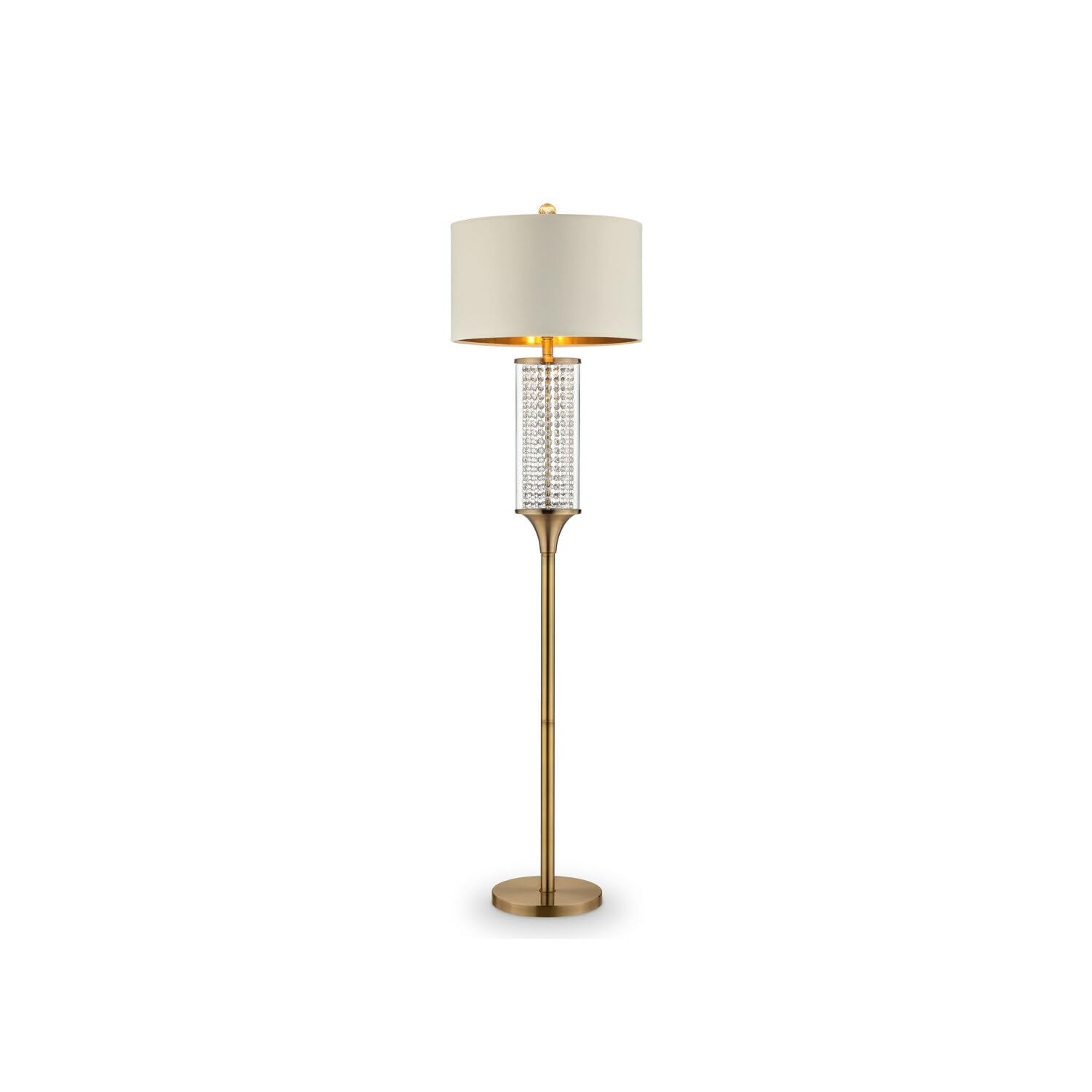 ORE International 62.25-Inch Pluviam Crystal Floor Lamp