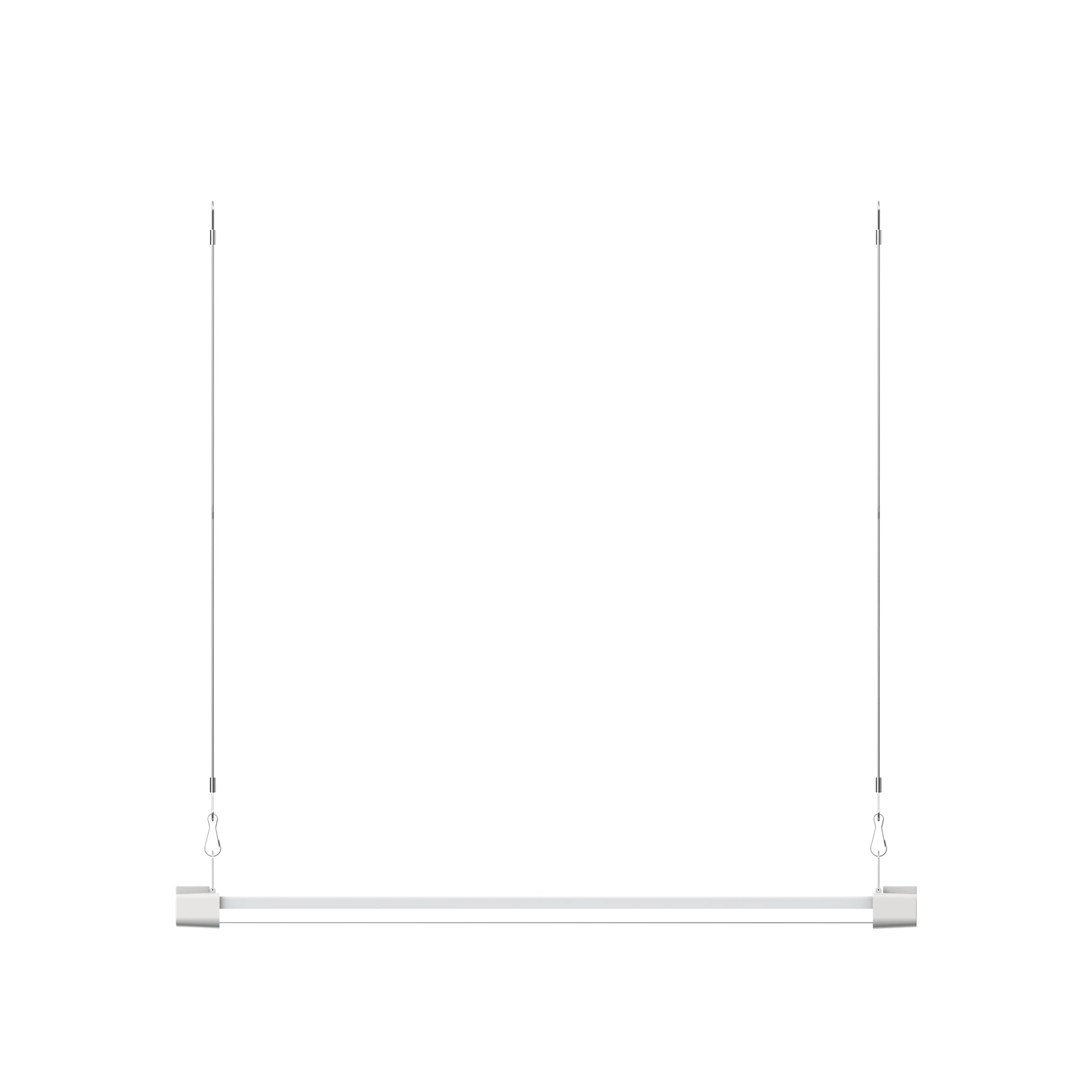 Apicdom Led Grow Light 2Ft Full Spectrum Compact Linkable Lighting Fixture For Indoor Greenhouse Year Round Plant Seedlings, Essential Grow Slim Hanging Suspended Strip