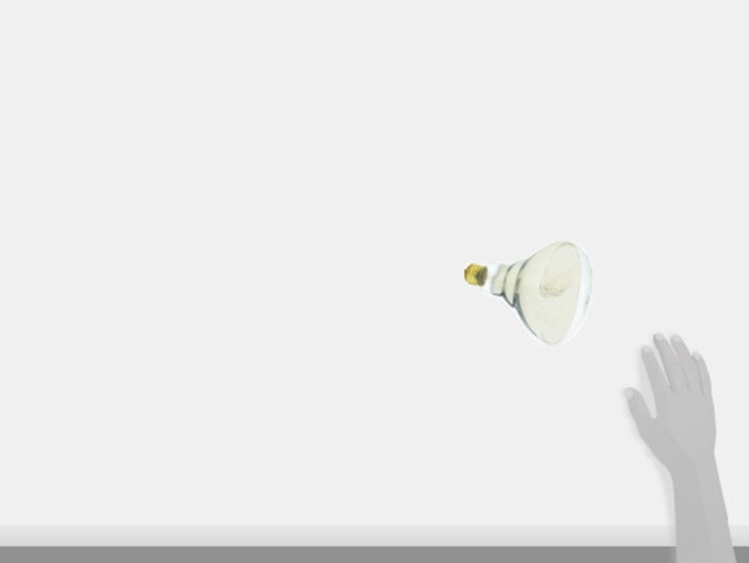 Satco S4999 Medium Light Bulb, Bronze Finish, 6.5&quot;, Clear Heat, 1 Count