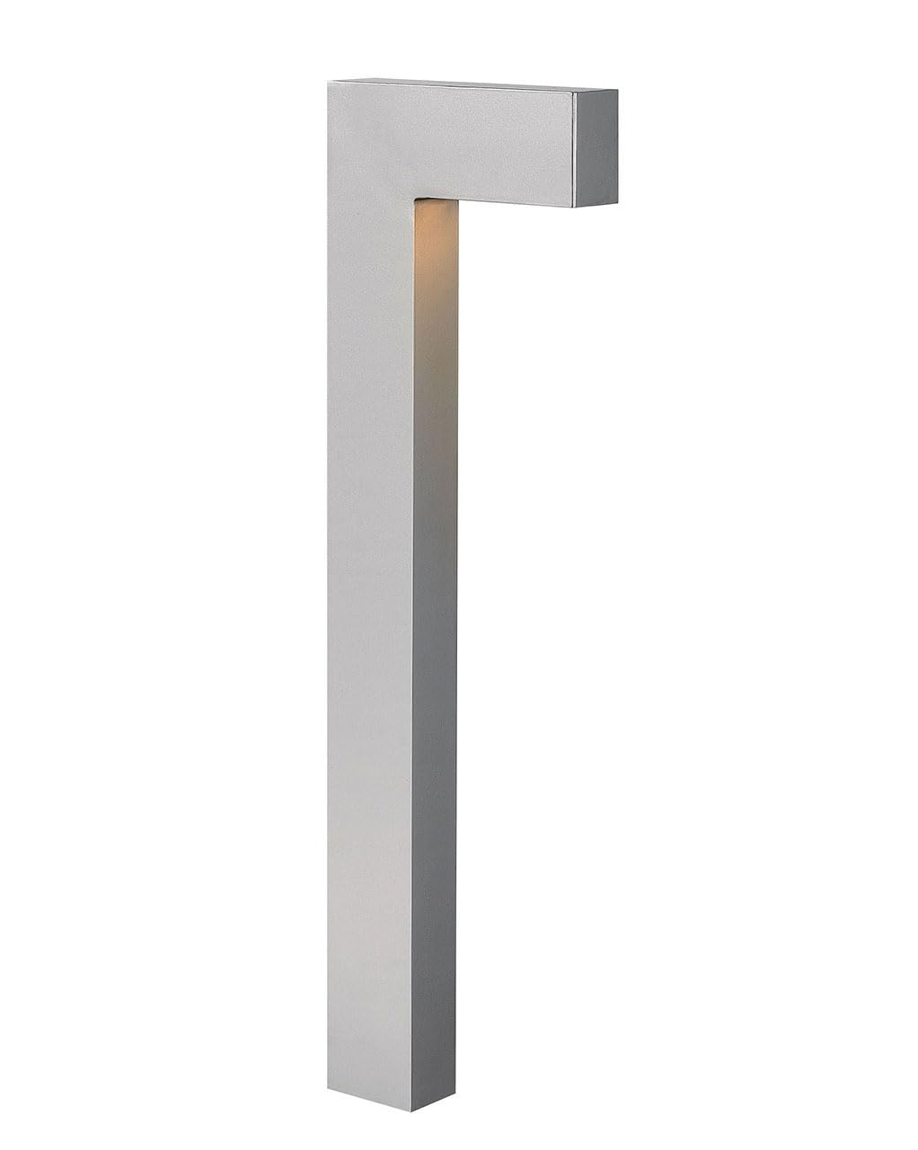 Hinkley Atlantis Large LED Low Voltage Landscape Pathway Light, 12v, Dimmable, Aluminum, Titanium