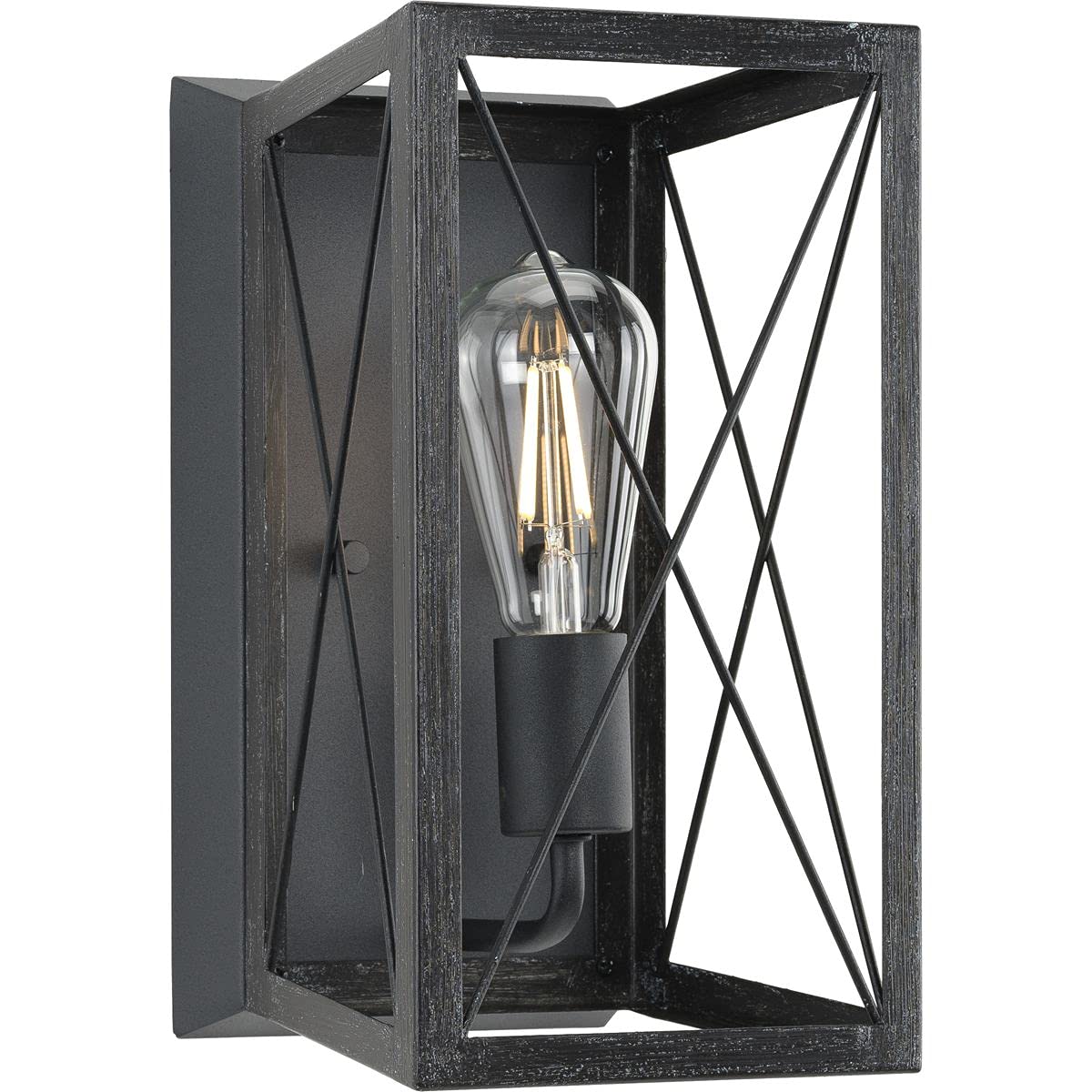 Progress Lighting Briarwood Wall Sconces, Alloy Steel, Textured Black, Model P710012-031