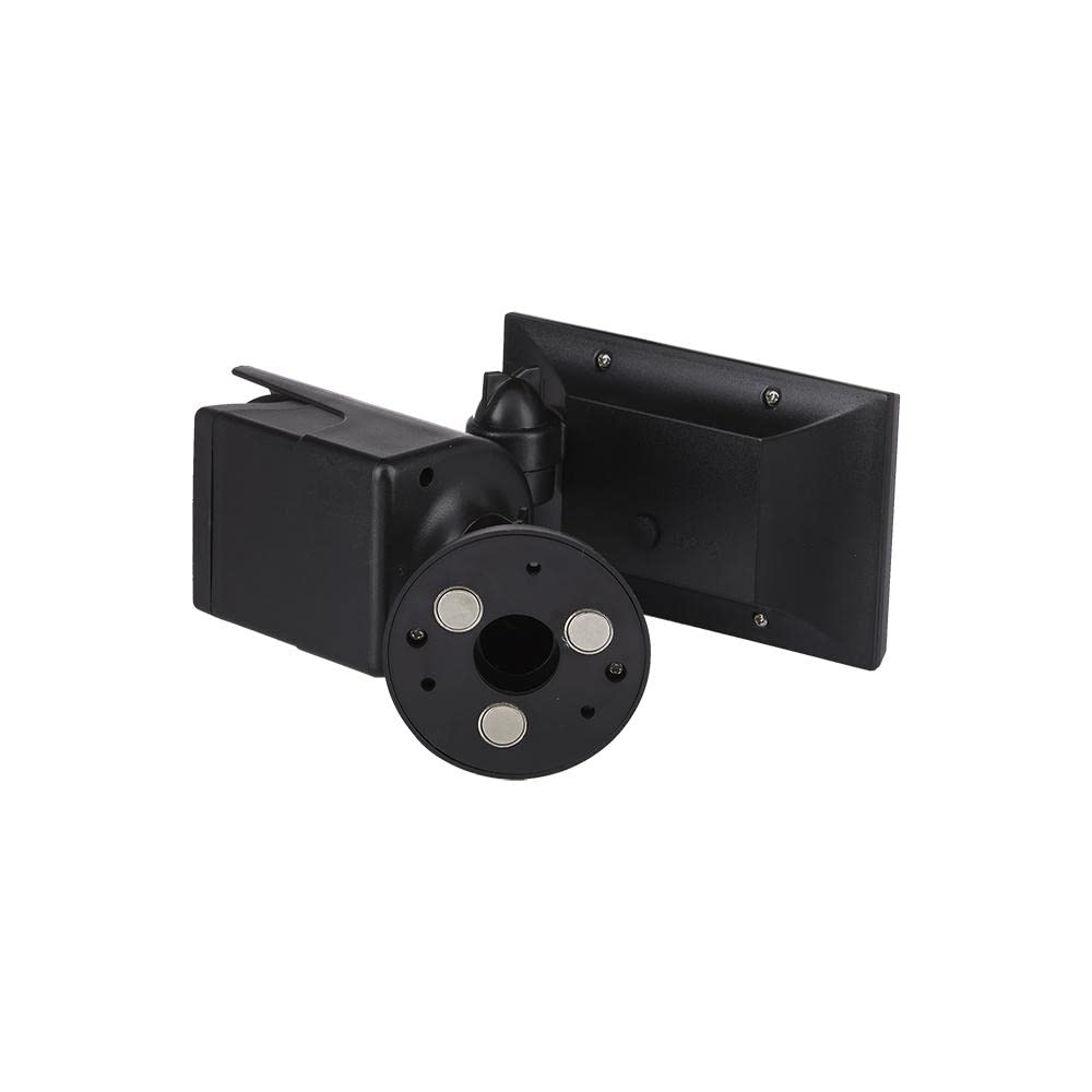 Lumen Logic Led Motion Sensing Solar Security Light (Black) 3000K 200 Lumens For Mounting On House, Garage, Wall, Metal Surface, Tree, Post, Pole Or In-Ground As Uplight Or Downlight
