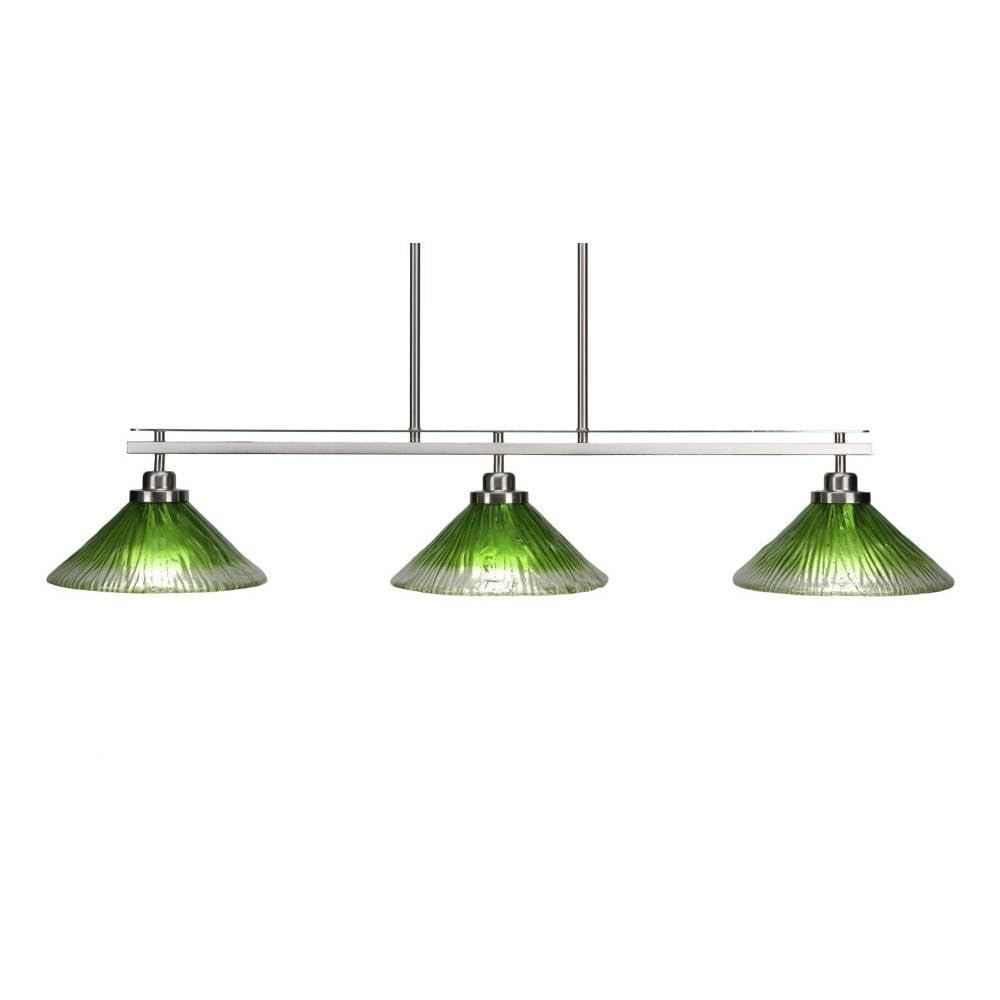 Odyssey 3 Light Island in Brushed Nickel (2636-BN-437)